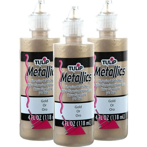 how to use tulip metallic fabric paint|tulip dimensional paint.